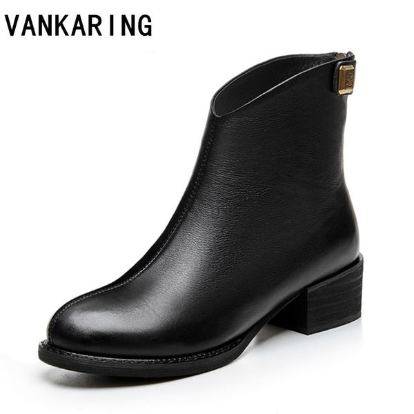 genuine leather brand women boots pointed toe wedges shoes autumn winter boots short ladies western zipper ankle for women, Black
genuine leather brand women boots pointed toe wedges shoes autumn winter boots short ladies western zipper ankle for women, Black