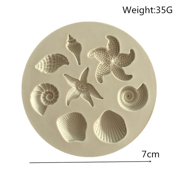 1pc cake decoration tools diy sea creatures conch sea star shell fondant cake candy silicone molds creative diy chocolate mold
1pc cake decoration tools diy sea creatures conch sea star shell fondant cake candy silicone molds creative diy chocolate mold