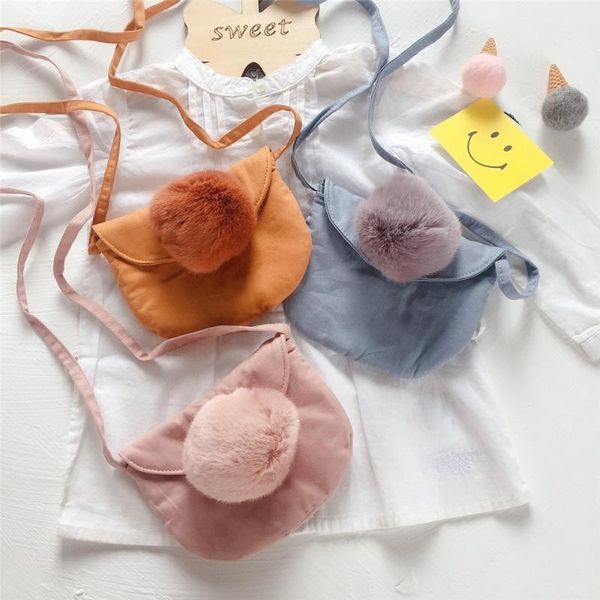 children girl kids fabric coin purse flap bag hobos mini small cute solid hairball korean accessories-swd-w19, White
children girl kids fabric coin purse flap bag hobos mini small cute solid hairball korean accessories-swd-w19, White