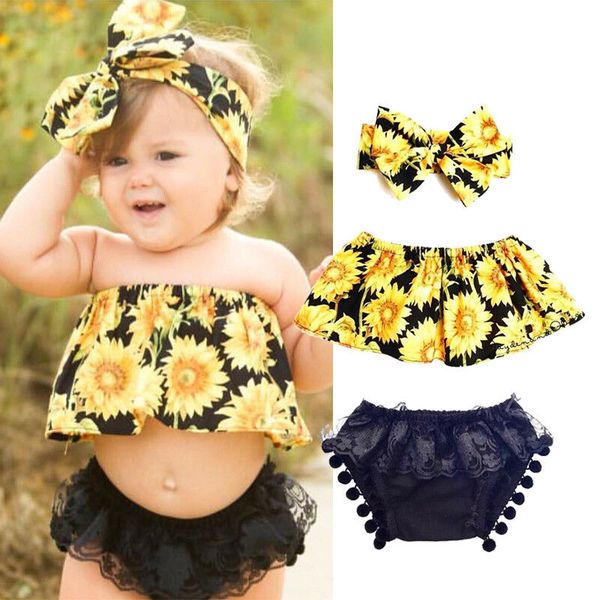 0-24m newborn baby girls sunflower off shoulder crop romper flower pants bow headband 3pcs cotton outfits set clothes summer, White
0-24m newborn baby girls sunflower off shoulder crop romper flower pants bow headband 3pcs cotton outfits set clothes summer, White
