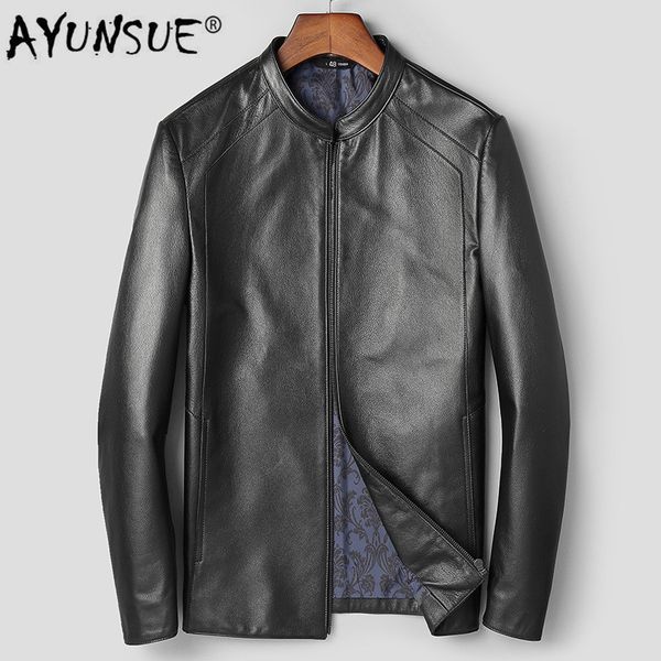 ayunsue genuine leather jacket men spring autumn real cow leather coat jacket blouson cuir homme 81t999 yy287, Black
ayunsue genuine leather jacket men spring autumn real cow leather coat jacket blouson cuir homme 81t999 yy287, Black