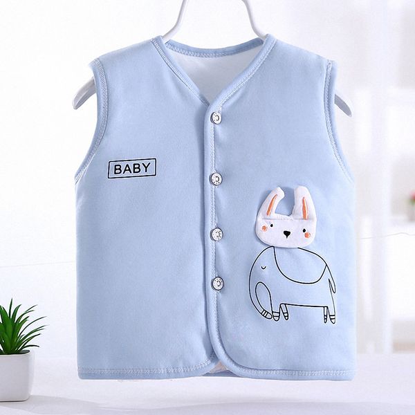 autumn winter baby warm thick vest 100% cotton cartoon cute vest for 6-48m baby boy girl children kids soft outwear clothes, Blue
autumn winter baby warm thick vest 100% cotton cartoon cute vest for 6-48m baby boy girl children kids soft outwear clothes, Blue