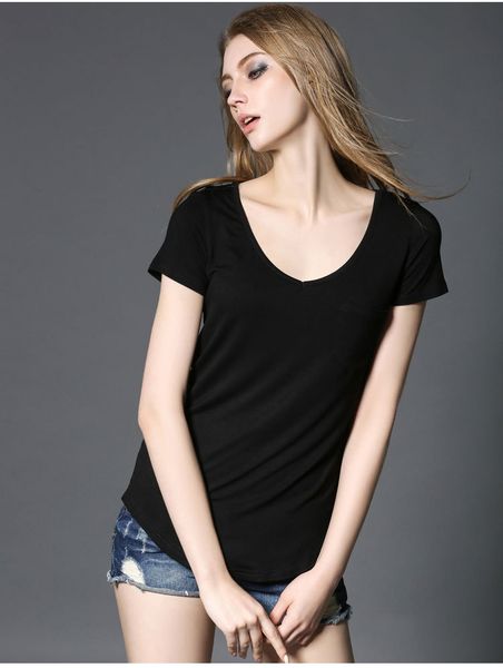 4 Colors Fashion All Match V Neck Short Sleeve T Shirts Summer New Arrivals S-4xl Plus Size Bottoming Loose European Style Tops
4 Colors Fashion All Match V Neck Short Sleeve T Shirts Summer New Arrivals S-4xl Plus Size Bottoming Loose European Style Tops