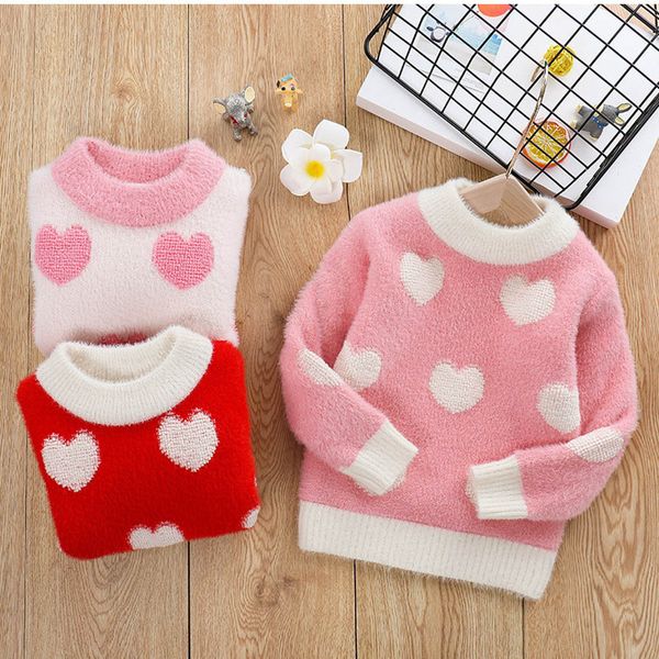 children knitwear autumn winter plush thick knit blouse toddler baby girls long sleeve heart print pullover kids knit, Blue
children knitwear autumn winter plush thick knit blouse toddler baby girls long sleeve heart print pullover kids knit, Blue