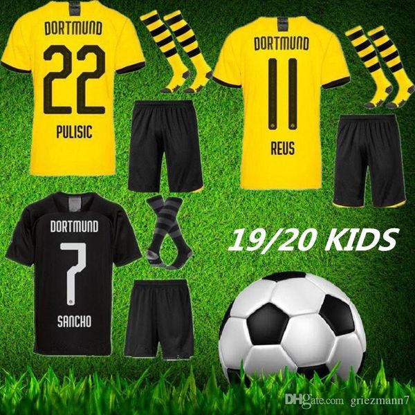 19/20 child borussia dortmund kids set bvb soccer jerseys 2019 2020 philipp gotze reus pulisic witsel football shirts paco alcacer, Black
19/20 child borussia dortmund kids set bvb soccer jerseys 2019 2020 philipp gotze reus pulisic witsel football shirts paco alcacer, Black
