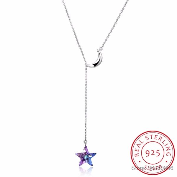 lekani crystals from swarovski long chain necklaces pendants real 925 silver moon star collares for women gifts fine jewelry
lekani crystals from swarovski long chain necklaces pendants real 925 silver moon star collares for women gifts fine jewelry