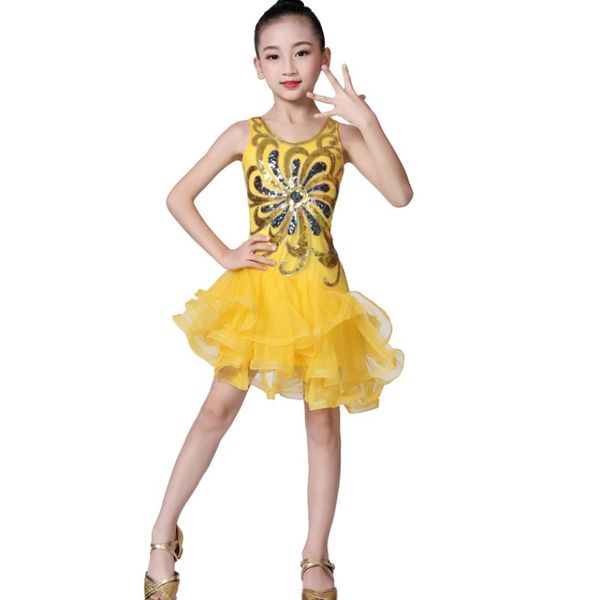 fashion new children's dance dress sequins mesh fluffy children's costumes latin dance performance skirt, Black;red
fashion new children's dance dress sequins mesh fluffy children's costumes latin dance performance skirt, Black;red