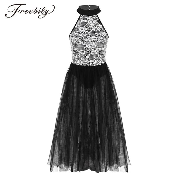 stage wear kids girls sleeveless backless floral lace ballet dance maxi dress with built-in leotard ballerina lyrical costumes, Black;red
stage wear kids girls sleeveless backless floral lace ballet dance maxi dress with built-in leotard ballerina lyrical costumes, Black;red