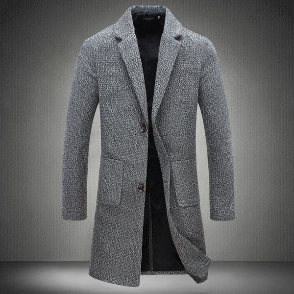 new fashion brand men's clothing trend jacket wool coat men slim fit peacoat wool and blends winter long coat for men 5xl sa-8, Black
new fashion brand men's clothing trend jacket wool coat men slim fit peacoat wool and blends winter long coat for men 5xl sa-8, Black