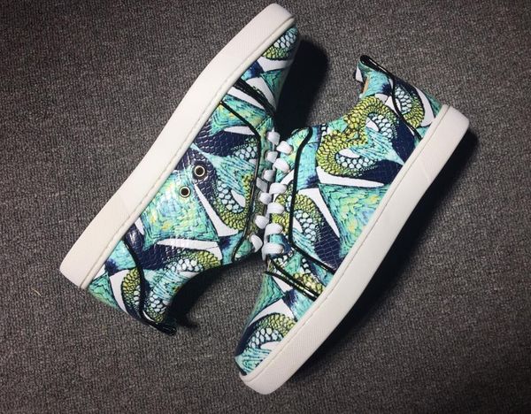 2019 new fash luxury men sneaker for men/women junior red bottom sneakers leather printed flat low casual shoes size 35-47, Black
2019 new fash luxury men sneaker for men/women junior red bottom sneakers leather printed flat low casual shoes size 35-47, Black