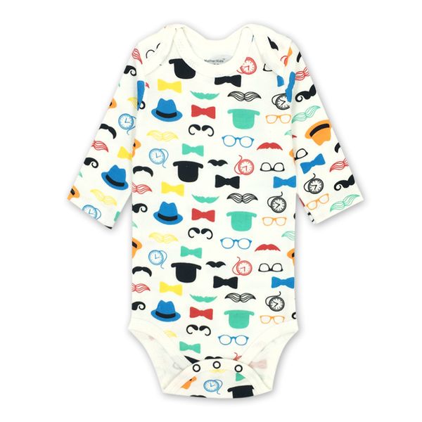 100% cotton baby bodysuit newborn cotton body baby long sleeve underwear infant boys girls clothes baby's sets ds9, White
100% cotton baby bodysuit newborn cotton body baby long sleeve underwear infant boys girls clothes baby's sets ds9, White