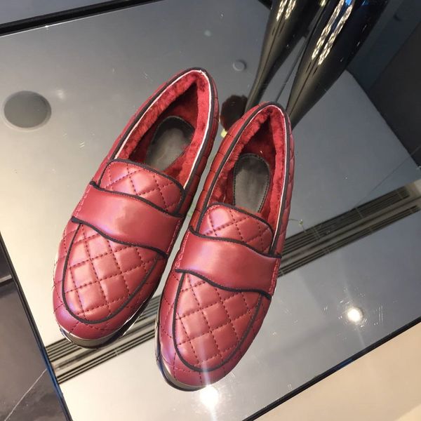 2019 platform new designer plush women run shoes red sale genuine leather flat bottom ing, Black
2019 platform new designer plush women run shoes red sale genuine leather flat bottom ing, Black