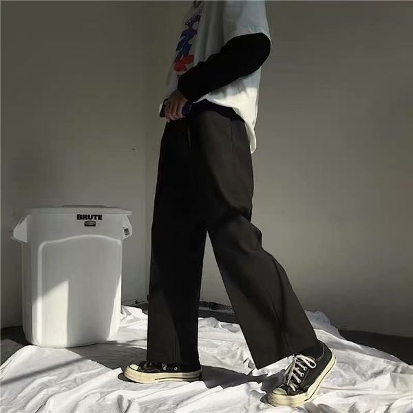 autumn men's straight-cut casual pants popular brand loose-fit fall sense wide-leg trousers pants youth hong kong-style ins vers, Black
autumn men's straight-cut casual pants popular brand loose-fit fall sense wide-leg trousers pants youth hong kong-style ins vers, Black