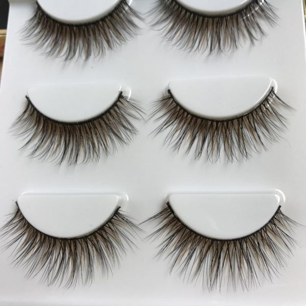 false eyelashes 3 pairs /set 3d messy cross thick natural fake eye lashes professional makeup tips bigeye long lashe
false eyelashes 3 pairs /set 3d messy cross thick natural fake eye lashes professional makeup tips bigeye long lashe