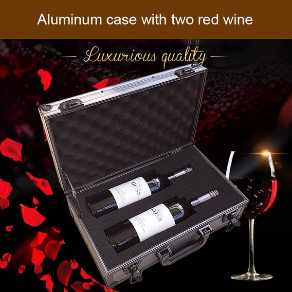 2 red wine boxes, wine packing boxes, double red storage general lockable small high-grade gift boxes
2 red wine boxes, wine packing boxes, double red storage general lockable small high-grade gift boxes