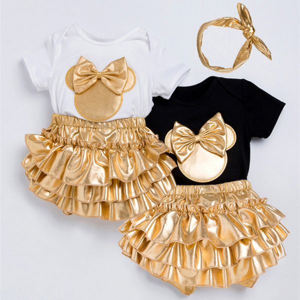 girl kids clothes set 2 colors cartoon cute short sleeves golden tutu skirt+bows headband 3pcs kids designer clothes girls jy356, White
girl kids clothes set 2 colors cartoon cute short sleeves golden tutu skirt+bows headband 3pcs kids designer clothes girls jy356, White