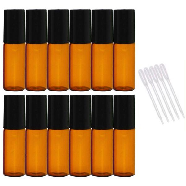 packing bottles 12 pcs 5ml empty dark brown glass perfume essential oil roller roll on bottle 5 0.2ml dropper
packing bottles 12 pcs 5ml empty dark brown glass perfume essential oil roller roll on bottle 5 0.2ml dropper