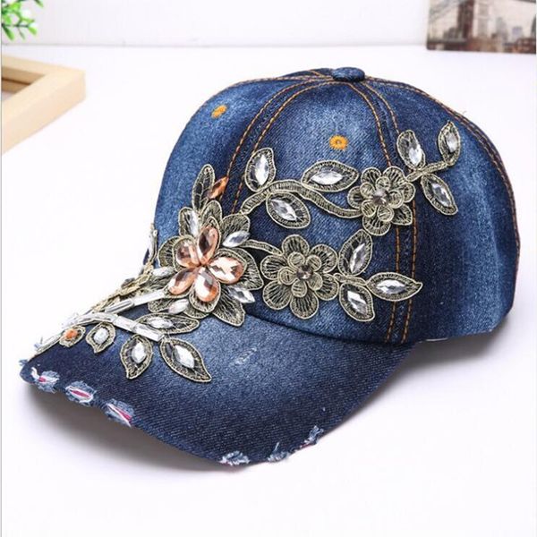 handmade diamonds flower denim baseball cap sports hat cap canvas snapback caps hat for women, Blue;gray
handmade diamonds flower denim baseball cap sports hat cap canvas snapback caps hat for women, Blue;gray