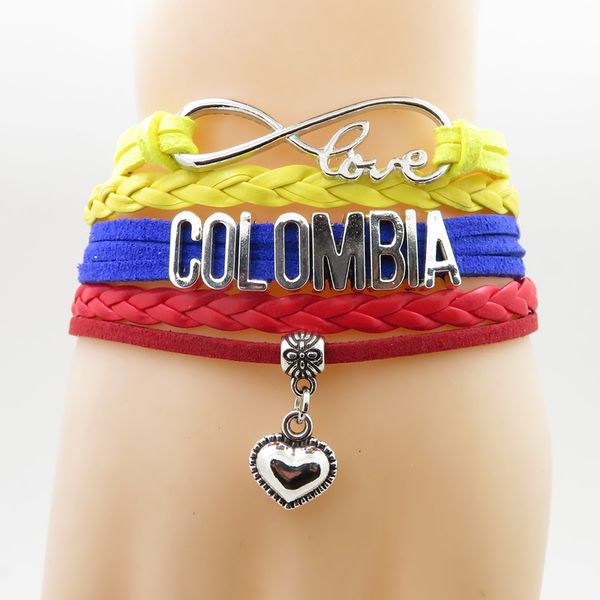 love colombia bracelet heart charm love colombia country bracelets & bangles for woman and manjewelry birthday gift, Black
love colombia bracelet heart charm love colombia country bracelets & bangles for woman and manjewelry birthday gift, Black