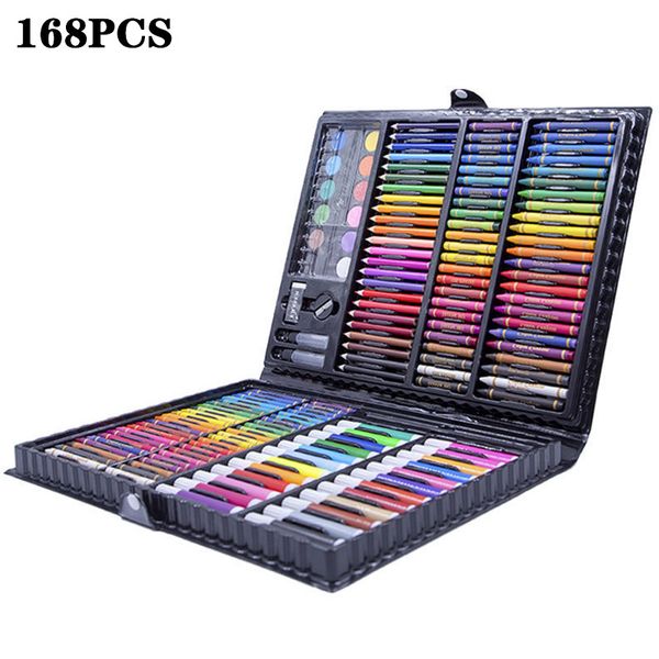 208 pcs kid draw set colored pencil crayon watercolors pens drawing set toy drawing art marker pens school supplies kid gifts
208 pcs kid draw set colored pencil crayon watercolors pens drawing set toy drawing art marker pens school supplies kid gifts