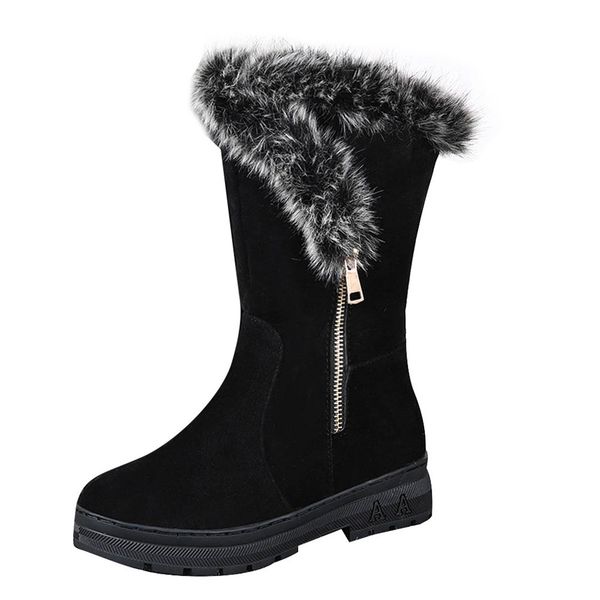 jaycosin snow boots winter keep warm pu leather women shoes mid boots for women zipper shoes zapatos de mujer winter 1202, Black
jaycosin snow boots winter keep warm pu leather women shoes mid boots for women zipper shoes zapatos de mujer winter 1202, Black