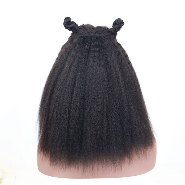 kinky straight wigs 13x4 lace front human hair wigs for black women 130% density remy italian yaki human hair wigs, Black;brown
kinky straight wigs 13x4 lace front human hair wigs for black women 130% density remy italian yaki human hair wigs, Black;brown