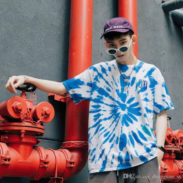 original streetwear tie dye tshirts men and women harajuku loose casual crewneck t shirt short sleeve hip hop summer tees, White;black
original streetwear tie dye tshirts men and women harajuku loose casual crewneck t shirt short sleeve hip hop summer tees, White;black