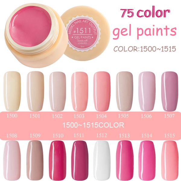 mdskl gel lacquer 5ml 74 pure colors uv gel manicure diy nail art tips polish design nail painting color varnish hot, Red;pink
mdskl gel lacquer 5ml 74 pure colors uv gel manicure diy nail art tips polish design nail painting color varnish hot, Red;pink