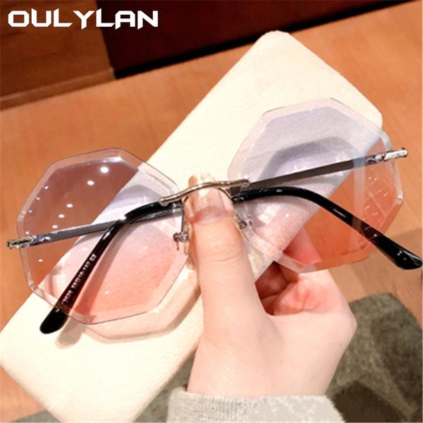 oulylan fashion rimless sunglasses women trimming gradient sun glasses vintage female blue pink glasses shades uv400 goggle, White;black
oulylan fashion rimless sunglasses women trimming gradient sun glasses vintage female blue pink glasses shades uv400 goggle, White;black