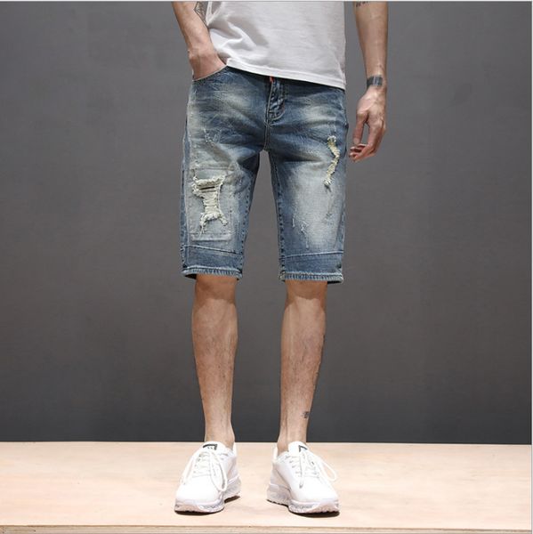 boy's denim shorts for ss2019 summer new collections, suitable for summer,slim fit small straight male trousers denim shorts, Blue
boy's denim shorts for ss2019 summer new collections, suitable for summer,slim fit small straight male trousers denim shorts, Blue