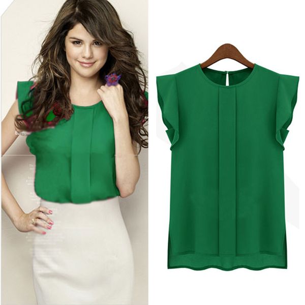 ruffle shirt blouse office lady chiffon summer sleeve solid elegant women short owrqp
ruffle shirt blouse office lady chiffon summer sleeve solid elegant women short owrqp