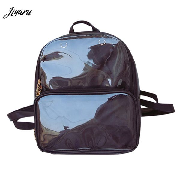 summer fashion women backpack transparent student bags clear versatile backpacks women leather bags lady travel bag t200113
summer fashion women backpack transparent student bags clear versatile backpacks women leather bags lady travel bag t200113