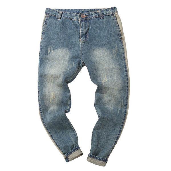 jeans men casual autumn denim pants cotton vintage wash hip hop work trousers jeans pants d90723, Blue
jeans men casual autumn denim pants cotton vintage wash hip hop work trousers jeans pants d90723, Blue