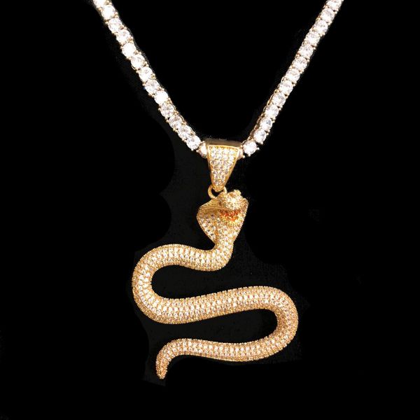 animal snake necklaces & pendant 4mm tennis chain gold silver color bling cubic zircon men's hip hop necklace jewelry
animal snake necklaces & pendant 4mm tennis chain gold silver color bling cubic zircon men's hip hop necklace jewelry