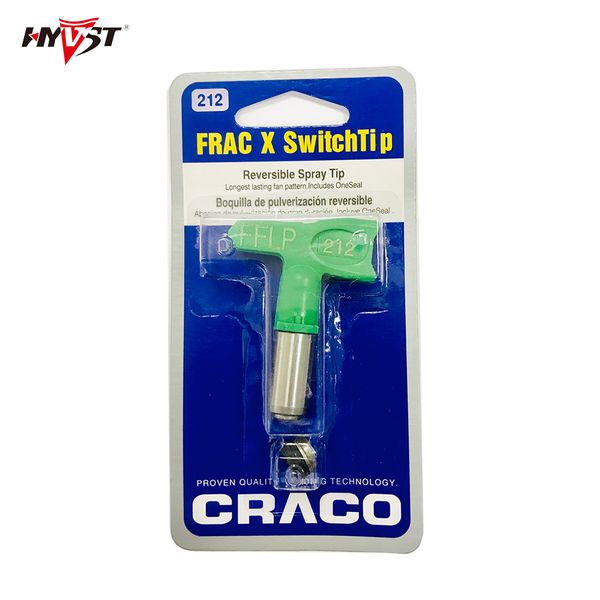 hyvst airless tips frac412/512/514/516/616/518/618 tip nozzle low pressure tip for airless paint spray guns
hyvst airless tips frac412/512/514/516/616/518/618 tip nozzle low pressure tip for airless paint spray guns