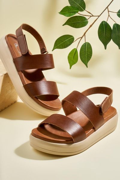 bambi tan women 's sandals h05321838, Black