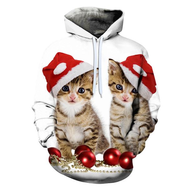 christmas cat animals 3d all over print crewneck pullover hoodies hipster streetwear jumper women men clothing 2019, Black
christmas cat animals 3d all over print crewneck pullover hoodies hipster streetwear jumper women men clothing 2019, Black