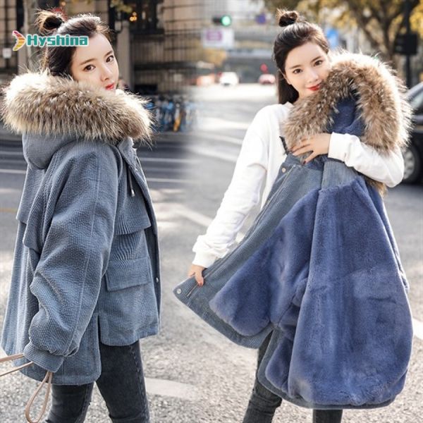 fashion parka hooded warm denim new style corduroy female korean loose cotton jacket students winter women thin coat outerwear, Black
fashion parka hooded warm denim new style corduroy female korean loose cotton jacket students winter women thin coat outerwear, Black