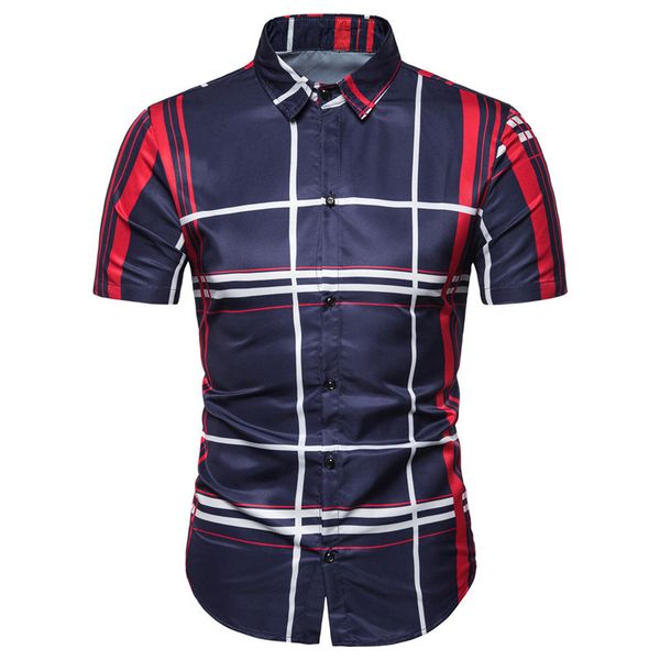 plaid printed shirts men 2019 summer streetwear casual short sleeve dress shirts classic chemise homme male hawaiian shirt xxxl, White;black
plaid printed shirts men 2019 summer streetwear casual short sleeve dress shirts classic chemise homme male hawaiian shirt xxxl, White;black
