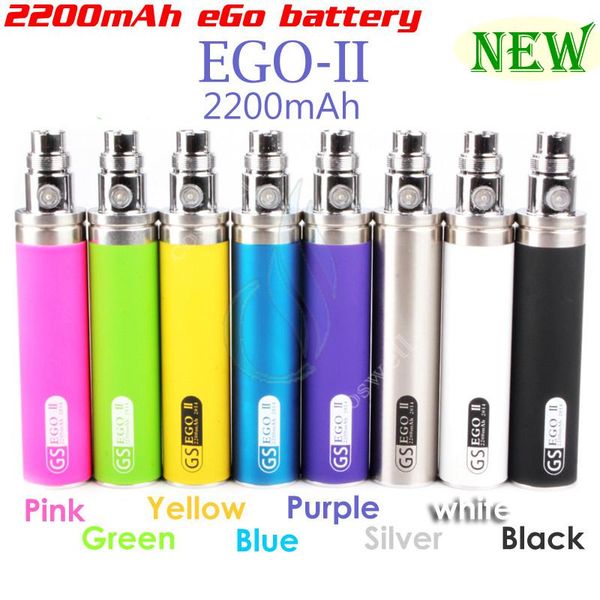 eGo II 2200mAh KGO ONE WEEK 2200 mah huge capacity battery electronic cigarette CE4 mt3 protank aerotank mega Nautilus mods ego atomizers
eGo II 2200mAh KGO ONE WEEK 2200 mah huge capacity battery electronic cigarette CE4 mt3 protank aerotank mega Nautilus mods ego atomizers