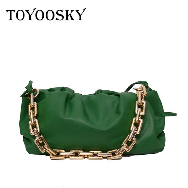 toyoosky thick chain retro underarm bag 2020 new female dumpling crossbody bag soft leather clutch handbag
toyoosky thick chain retro underarm bag 2020 new female dumpling crossbody bag soft leather clutch handbag