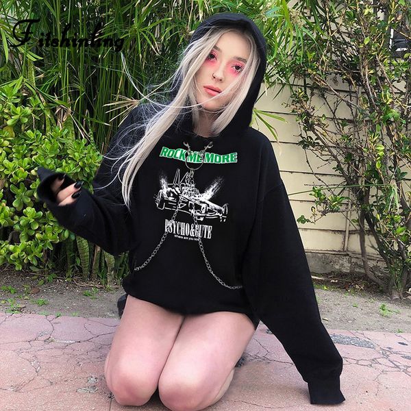 fitshinling goth dark chain hoodies women 2019 winter cotton print black hoody harajuku punk grunge hooded sweatshirt female new
fitshinling goth dark chain hoodies women 2019 winter cotton print black hoody harajuku punk grunge hooded sweatshirt female new