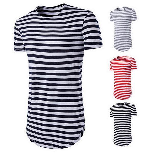 heflashor brand new striped t shirt men short sleeve o-neck &tees summer basic classic long tshirt mens streetwear clothing, White;black
heflashor brand new striped t shirt men short sleeve o-neck &tees summer basic classic long tshirt mens streetwear clothing, White;black