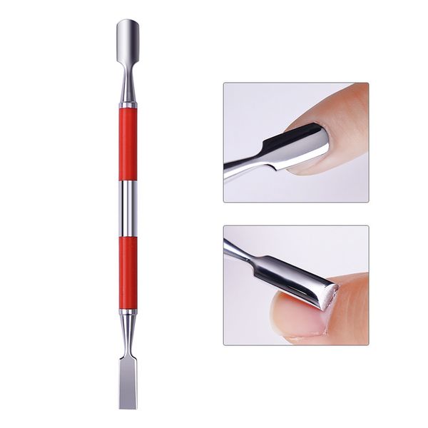 dual-ended nail cuticle pusher dead skin remover stainless steel anti-slip handle manicure predicure nail art tool
dual-ended nail cuticle pusher dead skin remover stainless steel anti-slip handle manicure predicure nail art tool