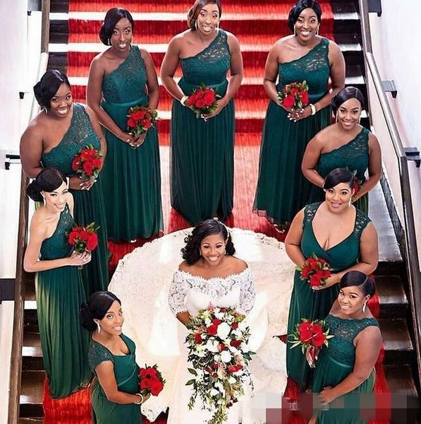 2023 hunter green bridesmaid dresses one shoulder lace floor length tulle straps plus size maid of honor gown custom made, White;pink
2023 hunter green bridesmaid dresses one shoulder lace floor length tulle straps plus size maid of honor gown custom made, White;pink