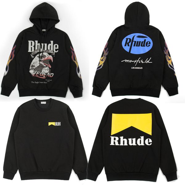 rhude hoodies sweatshirts men women hooded fleece eagle print hoody sweatshirt, Black
rhude hoodies sweatshirts men women hooded fleece eagle print hoody sweatshirt, Black
