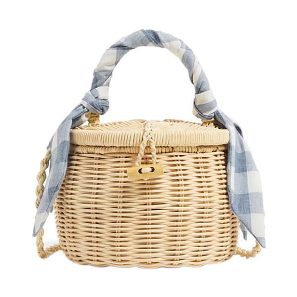 women bucket handbag scarves straw beach tote bag with cover wicker mini basket shoulder crossbody bags
women bucket handbag scarves straw beach tote bag with cover wicker mini basket shoulder crossbody bags