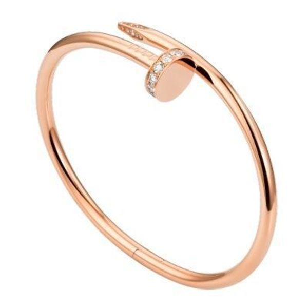 love men and womens lovers wide version nail same bracelet plated with 18k rose gold womens bracelet factory wholesale customization, Golden;silver
love men and womens lovers wide version nail same bracelet plated with 18k rose gold womens bracelet factory wholesale customization, Golden;silver