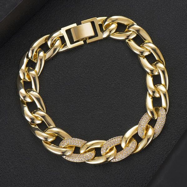 siscathy trendy women man punk bracelets charms cubic zirconia link chain bracelets bangles fashion jewelry finding 2020, Black
siscathy trendy women man punk bracelets charms cubic zirconia link chain bracelets bangles fashion jewelry finding 2020, Black