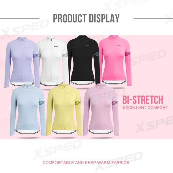 racing sets 2021 women cycling clothing lady bike jersey set winter long sleeve riding suit stylish simplicity female thermal fleece jacket, Black;blue
racing sets 2021 women cycling clothing lady bike jersey set winter long sleeve riding suit stylish simplicity female thermal fleece jacket, Black;blue